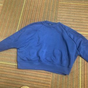 Cropped sweatshirt